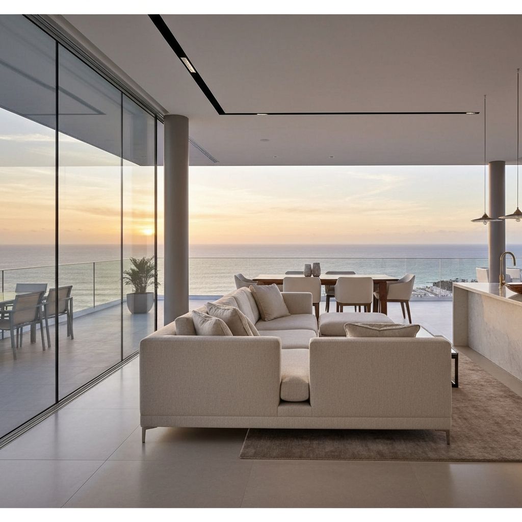 Penthouse con vista al mar